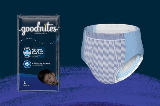 Goodnites Boys' Nighttime Bedwetting Underwear, Size Extra Small
