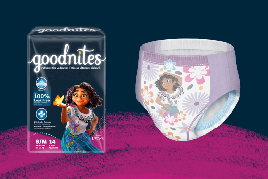 GoodNites Underwear, Nighttime, Disney Princess Moana, S/M, Girls 14 ea, Diapers & Training Pants