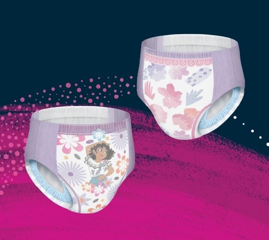 New 2 Pair Sample Goodnites XL Pull Up Adult Youth Diaper Panties 40”+ Hip